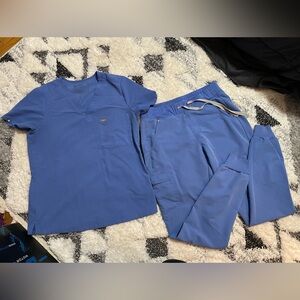 Figs Ceil Blue womens scrubs